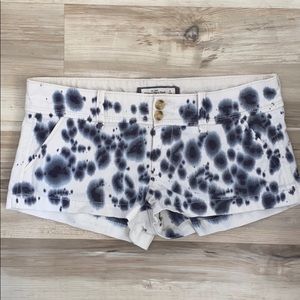 ❤️ Abercrombie tie dyed button zip shorts